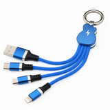 Multi 3 In 1 Micro USB Type-C Charging Cable