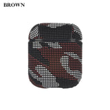 Camouflage Leather Earphone Case For Apple Airpods