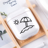 Transparent Cute Cartoon Case For AirPods