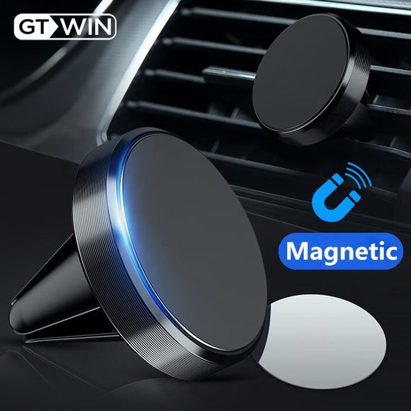 Car Phone Holder Mini Air Vent Clip Mount Magnet