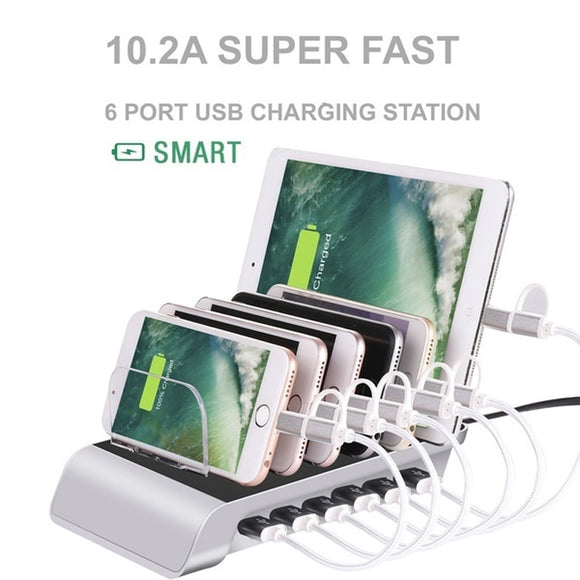 Multi Port Fast Charging USB Phone Charger 4/6 Ports
