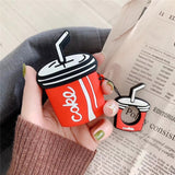 Drinks Cartoon Case For Airpods 1 2 Cover