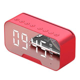 Bluetooth Speaker with FM Radio LED Mirror
