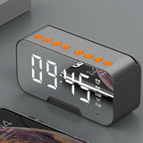 Bluetooth Speaker with FM Radio LED Mirror