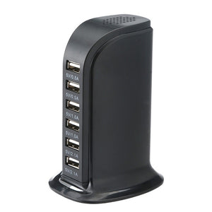 Universal Multi 6 Port Fast USB HUB Charger