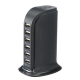 Universal Multi 6 Port Fast USB HUB Charger